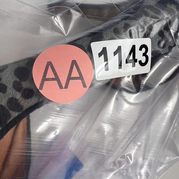 Halogen Leopard Print Heels Womens Calf Hair Marlie D' Orsay Pumps Sz 9 1/2 M - Picture 12 of 12